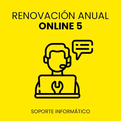 RENOVACION SOPORTE INFORMATICO ANUAL ONLINE 5